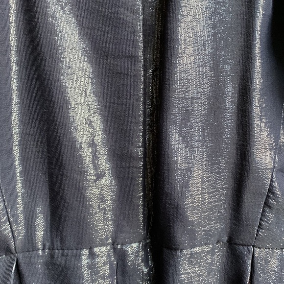 Rare Vera Wang Lavender Label Silk/Metallic Halter Mini Dress - Picture 11 of 11